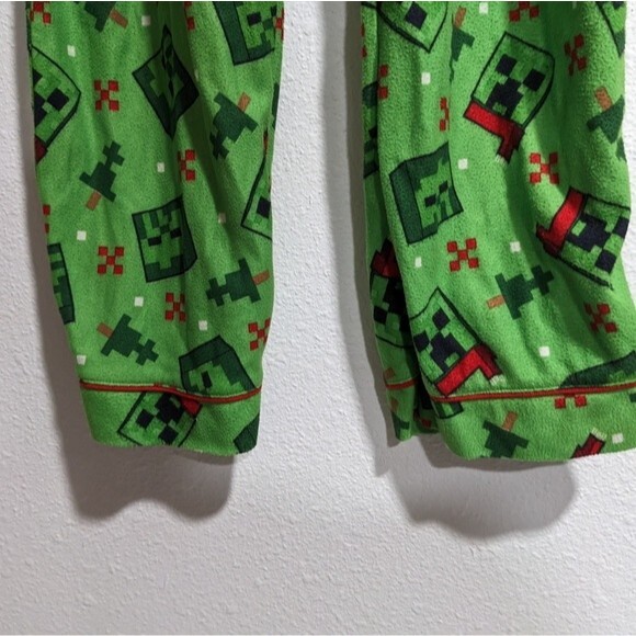 Minecraft Christmas Fleece Pajama Pants, Boys Large - Picture 10 of 10